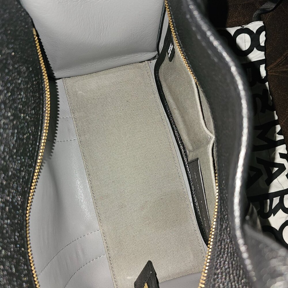 MARC JACOBS THE TOTE BAG BLACK LEATHER - Picture 4 of 8